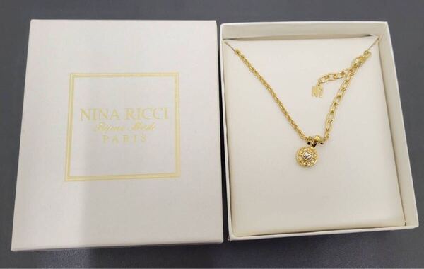 ネックレス ニナリッチ NINA RICCI ゴールド アクセサリー ラインストーン