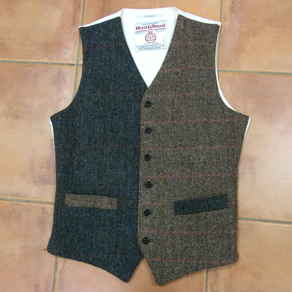 Yahoo!オークション -「harris tweed ハリスツイード ベスト」(M