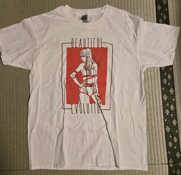プロレス団体「DDT 」元レスラー赤井沙希選手 Tシャツ(L)