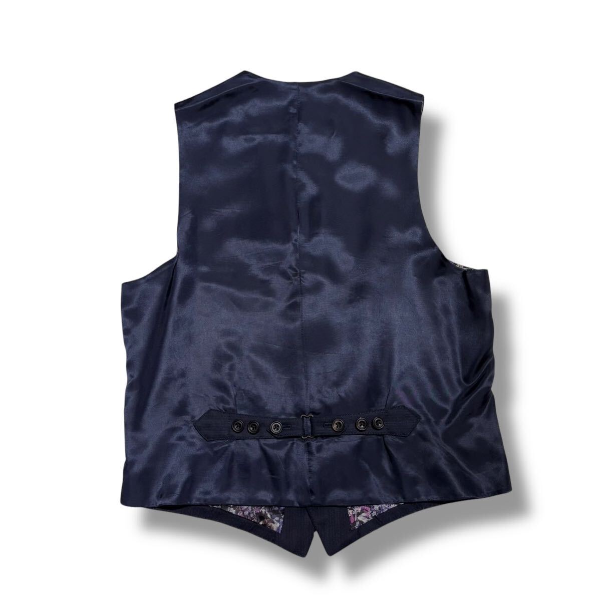 極美品 Paul Smith COLLECTION『溢れ出す高級感』ポールスミスコレクション スーツ 3ピース セットアップ Lサイズ 裏地花柄 ネイビー 極美品 Paul Smith COLLECTION『溢れ出す高級感』ポールスミスコレクション スーツ 3ピース セットアップ Lサイズ 裏地花柄 ネイビー