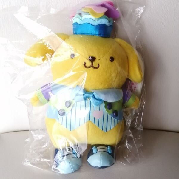 新品 サンリオ ハーモニーランド限定 パレードパラレル ぬいぐるみ Mサイズ タグ付き 【ポムポムプリン】