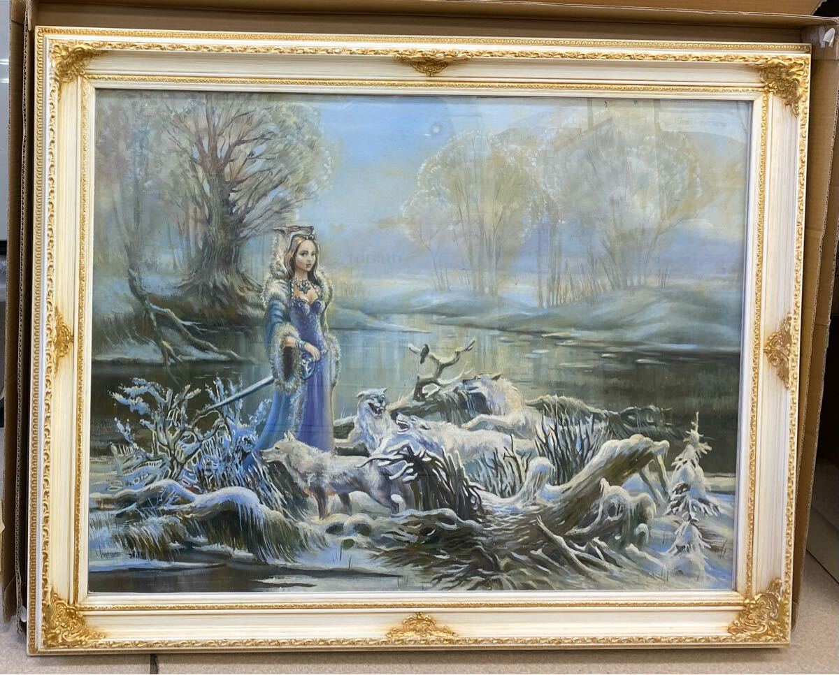 人気絶頂 Yahoo!オークション -「油彩 不明」(美術品) の落札相場・落札価格 絵画
