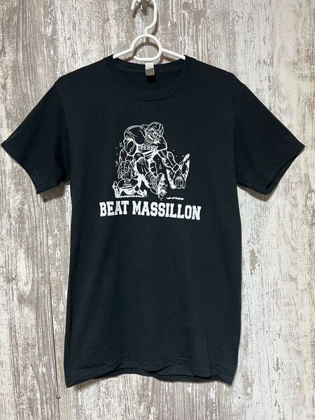 JERZEES アメフト BEAT MASSILLON ブラック Tシャツ