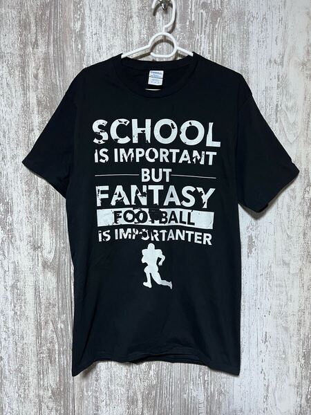 ポートアンドカンパニー ブラック Tシャツ フットボール