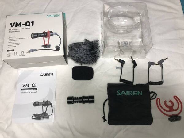 Ulanzi SAIREN VM-Q1 カメラマイク スマホマイク Gopro heroシリーズ insta360