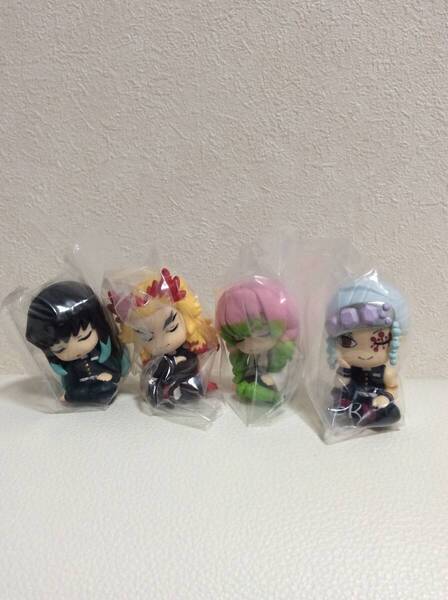 ガチャ 肩ズンFig.鬼滅の刃 第弐弾 全4種セット 煉獄 杏寿郎 宇随 天元 時透 無一郎 甘露寺 蜜璃 マスコット フィギュア 約5㎝ フルコンプ