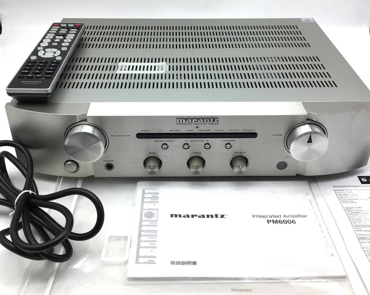 Yahoo!オークション -「marantz pm6006」の落札相場・落札価格 Yahoo!オークション -「marantz pm6006」の落札相場・落札価格