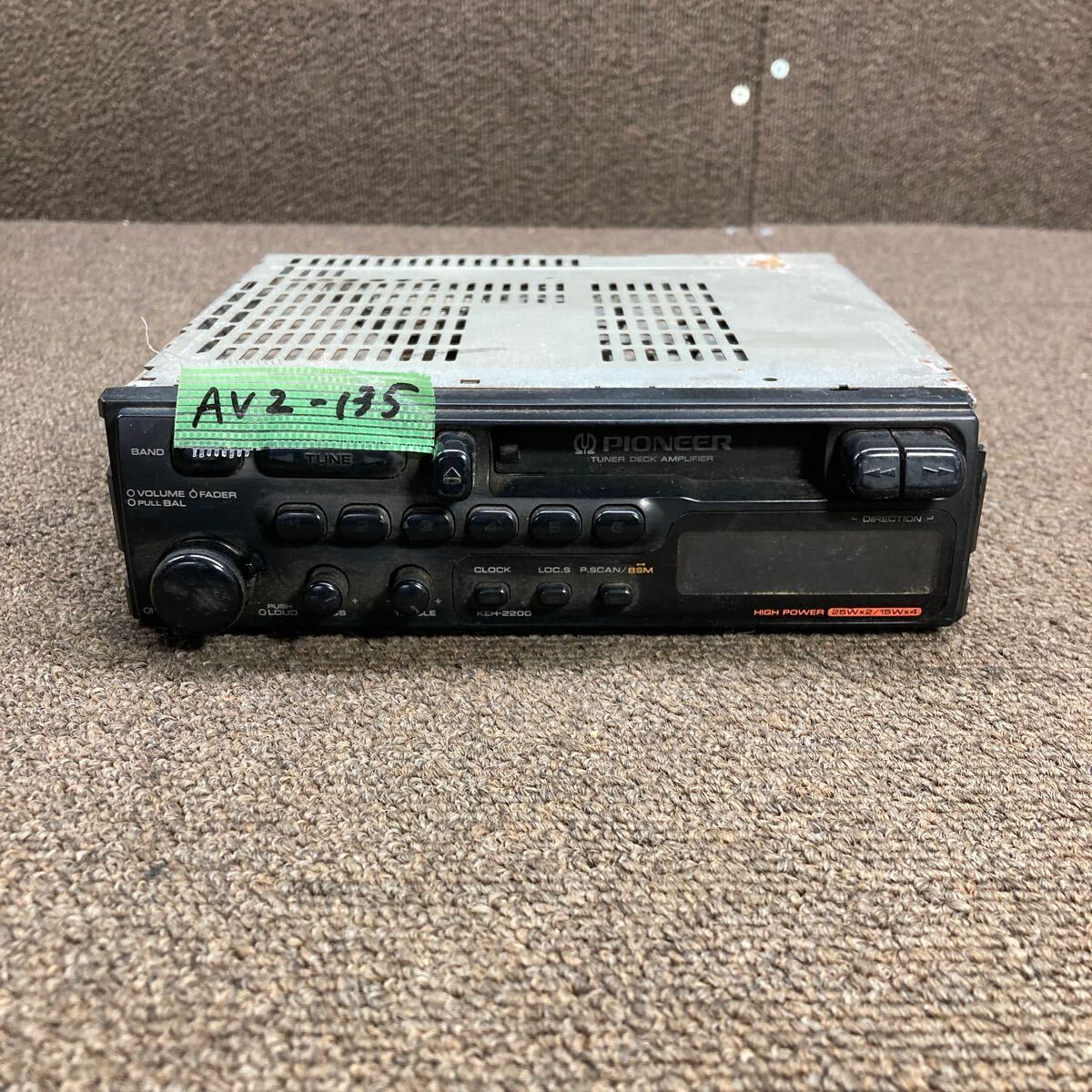 Pioneer カーコンポ ジャンク品 旧車 送料込 2025年最新】Yahoo!オークション -パイオニア ロンサム