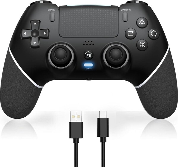 コントローラ背面ボタン付きBluetooth5.0 PS4/PC対応 a316