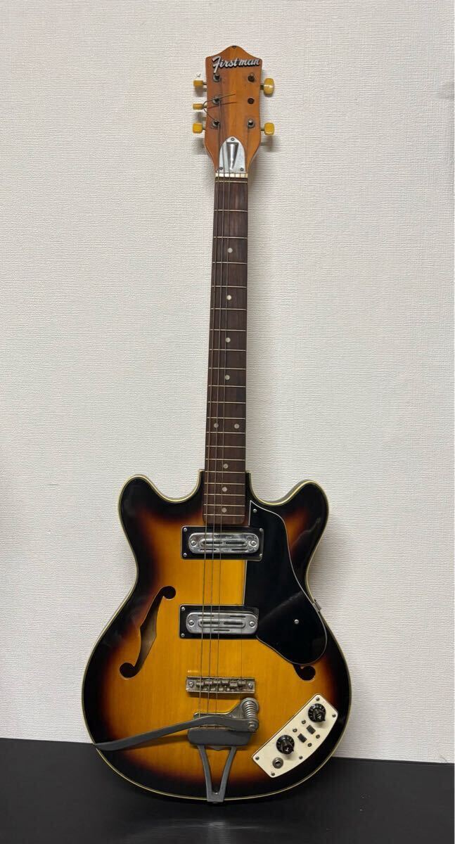 【ジャパンヴィンテージ】Firstman　ファーストマン　セミアコ Yahoo!オークション -「ファーストマン」(ギター) (楽器、器材