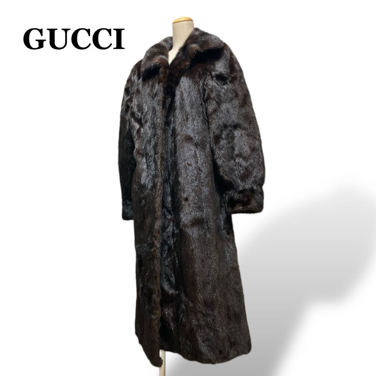 Yahoo!オークション -「(グッチ gucci)」(毛皮、ファー) (コート Yahoo!オークション -「(グッチ gucci)」(毛皮、ファー) (コート