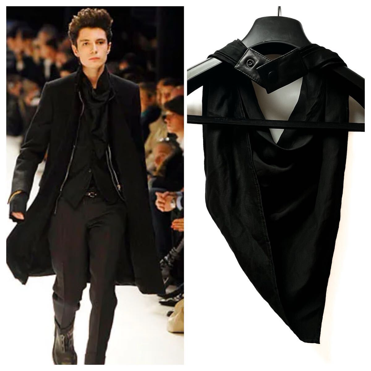 ディオールオム 07AW 三角ストール Yahoo!オークション -「dior homme ストール」(ディオール) (て
