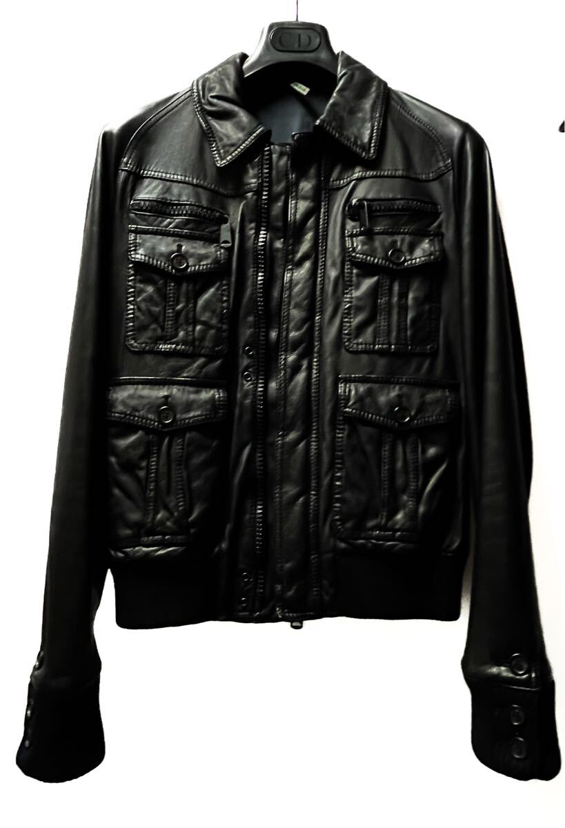 Yahoo!オークション -「dior homme レザー ジャケット Yahoo!オークション -「dior homme レザー ジャケット