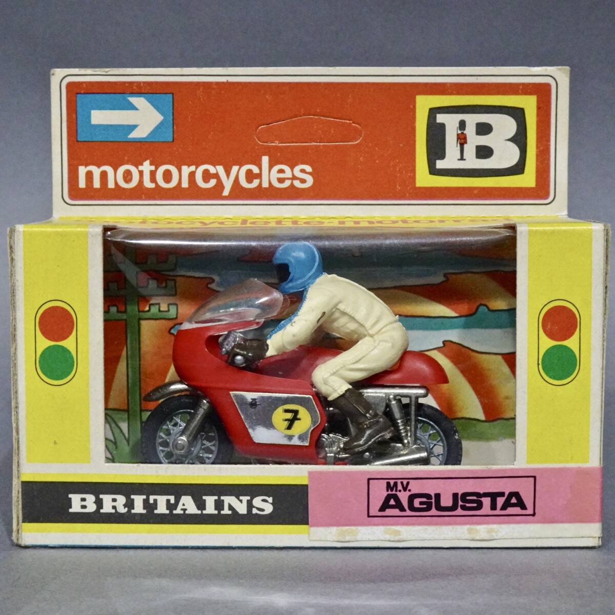 Yahoo!オークション - KI8/76 当時物 BRITAINS ENGLAND バイク