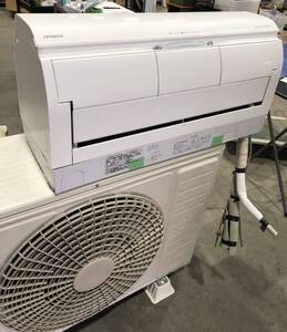 EC-11【中古・現状品】HITACHI 日立 RAS-X63M2/RAC-63MZ ルームエアコン (20畳用) スターホワイト 2023年製 動作確認済み
