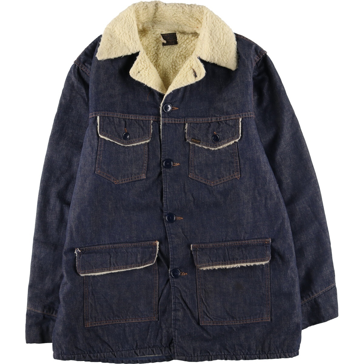 XLサイズ シアーズ ローバックス SEARS ROEBACKS ランチコート 美品 シアーズローバックス デニムジャケット ジージャン 50s