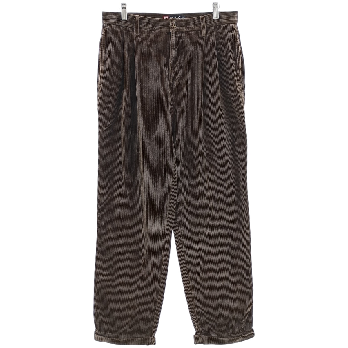 90s CHAPS RALPHLAUREN コーデュロイパンツ baggy 90sラルフローレンCHAPSストレッチコーデュロイパンツW85茶色