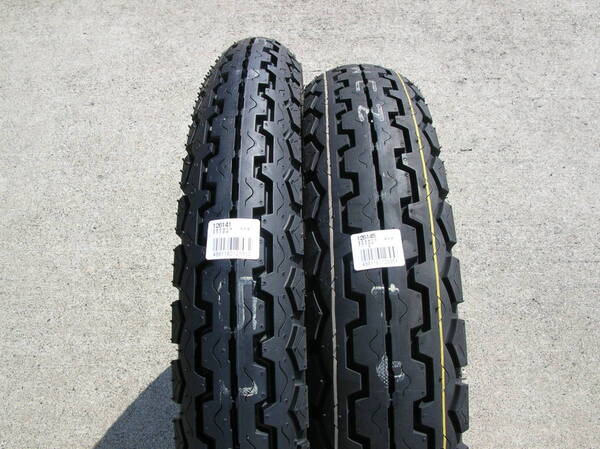 ☆【AZ】ダンロップ TT100 3.60H19 & 4.10H18 タイヤ前後セット 送料0円 ホークⅡCB400T