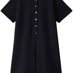新品◆ミズイロインド mizuiroind クルーネックオールインワン◆黒