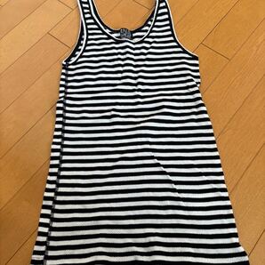 美品◆RNA SWEATボーダータンクトップ◆ワッフル生地