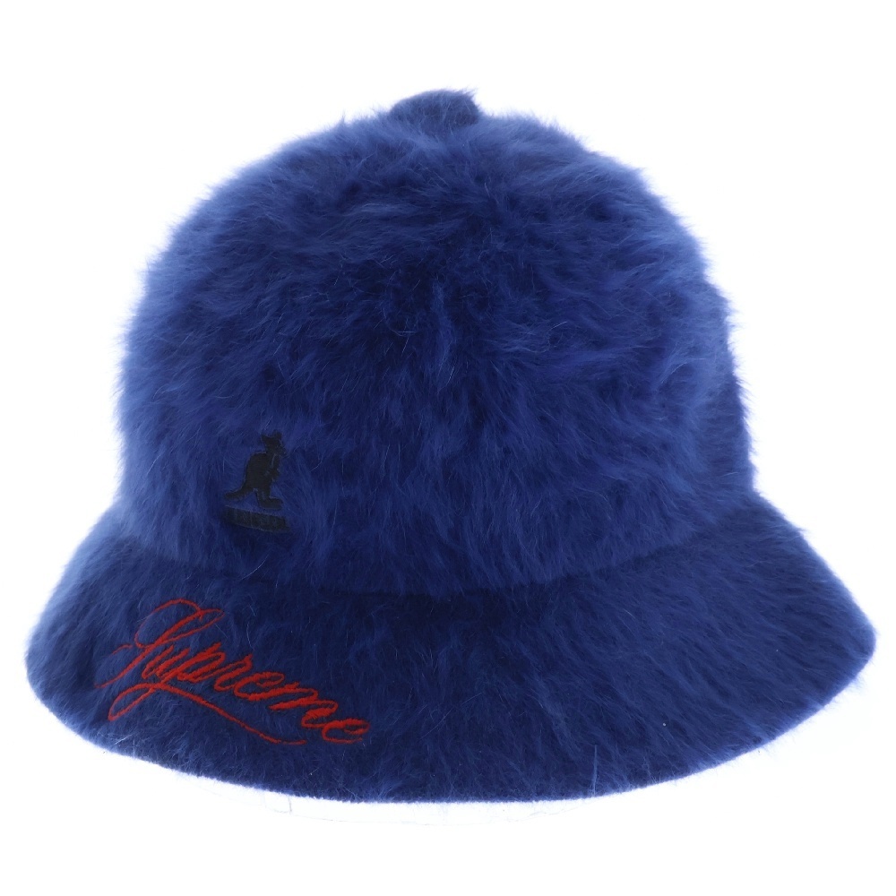 SUPREME シュプリーム 21AW ×KANGOL Furgora Casual カンゴール アンゴラ カジュアル ファーハット ブルー H75FW21