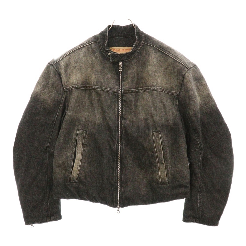 DIESEL ディーゼル 24SS D-MARGE-S Denim Jacket スタンダードカラーデニムジャケット ブラック A13042