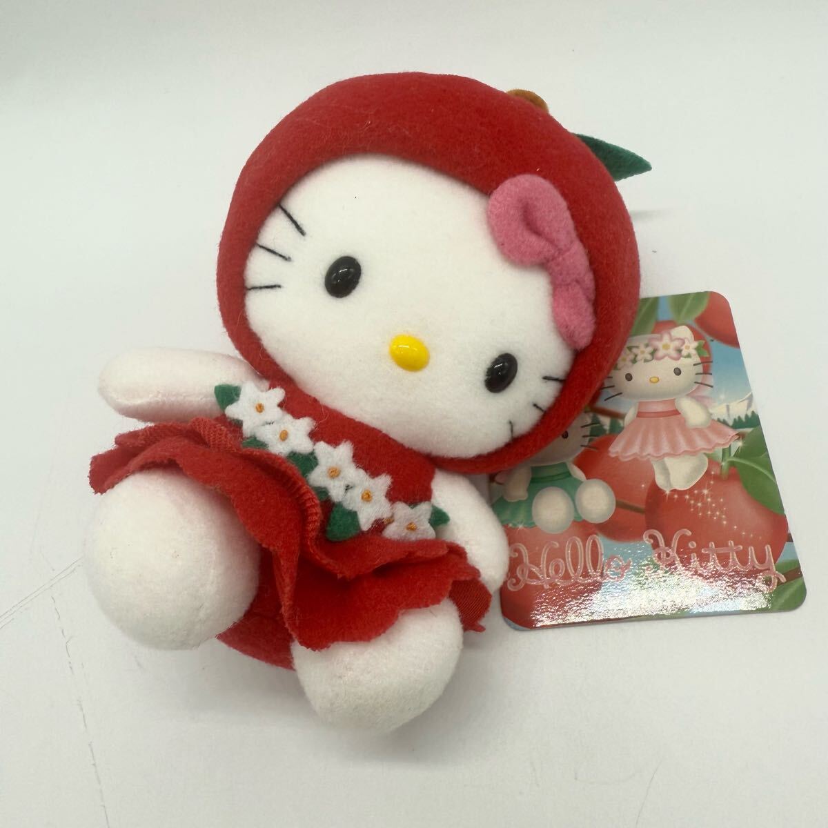 ハローキティ ぬいぐるみ マスコット 信州限定 りんご サンリオ( Hello Kitty Sanrio キーホルダー ストラップ リンゴ 林檎 Apple )