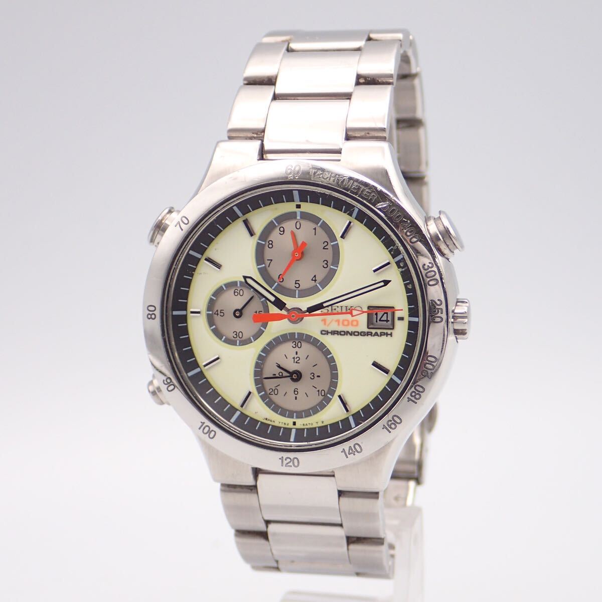 希少 SEIKO 7T52-6A20 スピードマスター 希少 SEIKO 7T52-6A20 スピードマスター（1/100秒を見たこと