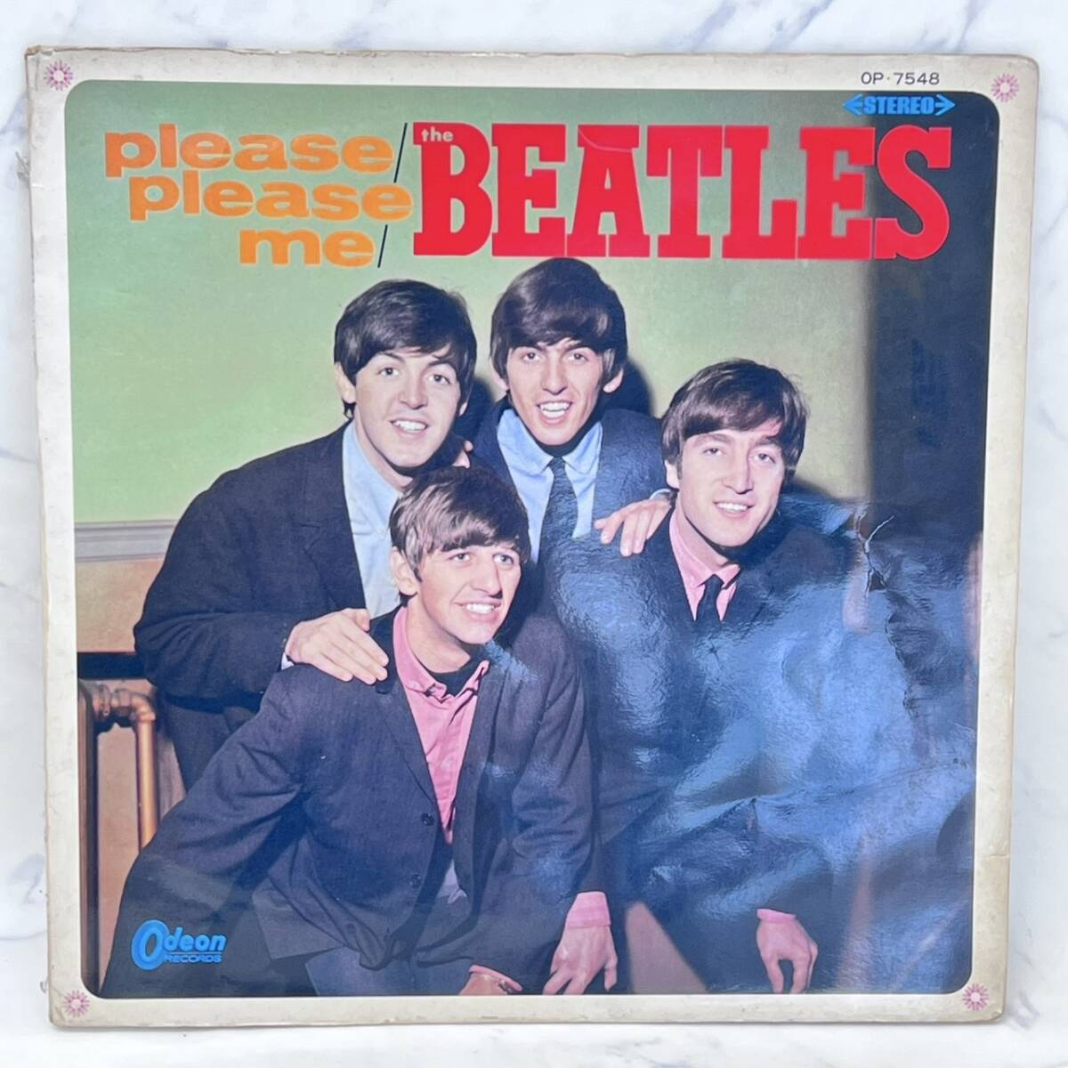 LP Beatles Please Please Me (-赤盤) OP7548 東芝音楽工業 /00400 BEATLES / Please Please Me (Odeon, OP-7548, LP) – TICRO MARKET