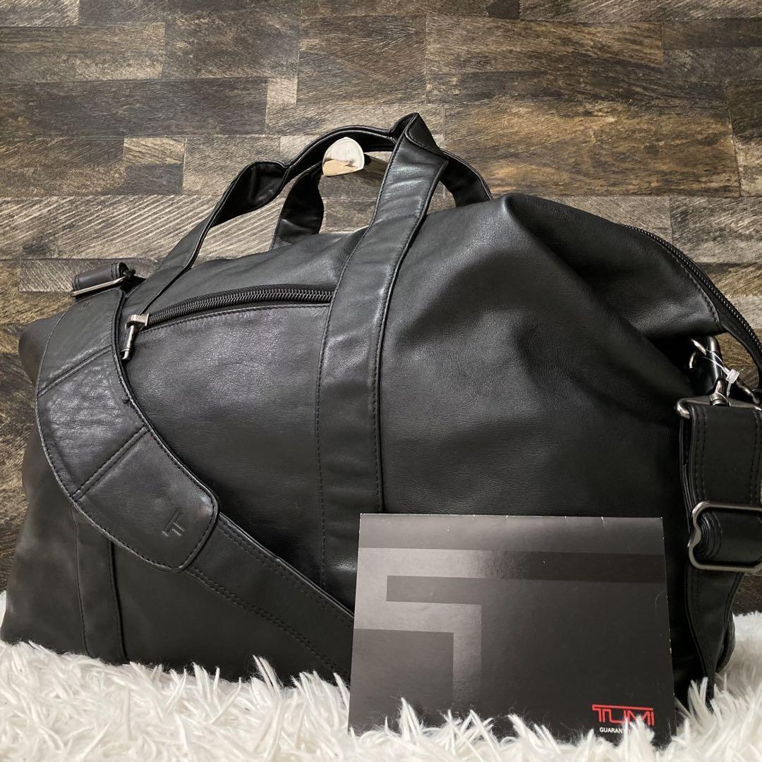 トゥミ 2way ボストンバッグ 旅行カバン ショルダーバッグ 黒 オールレザー Yahoo!オークション -「tumi レザーバッグ」(ボストンバッグ