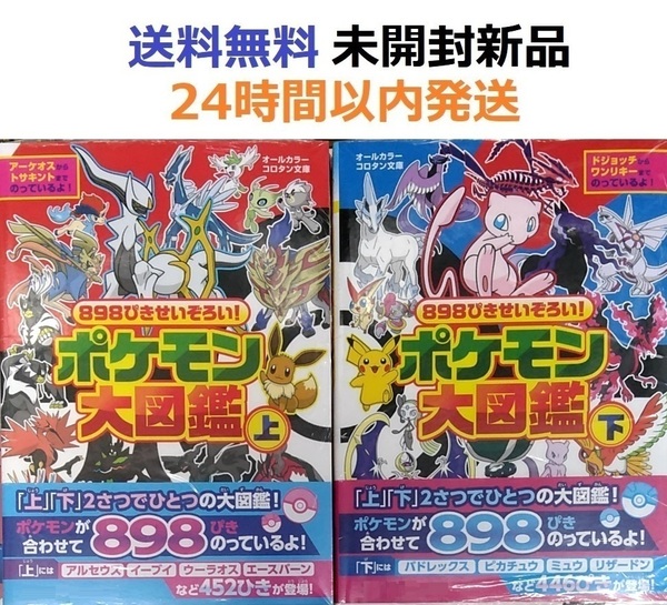 898ぴきせいぞろい! ポケモン大図鑑 上+下