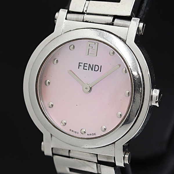 【極美品】FENDI フェンディ 6100L シェルダイアル レディースウォッチ Yahoo!オークション -「6100」(フェンディ) (は行)の落札相場