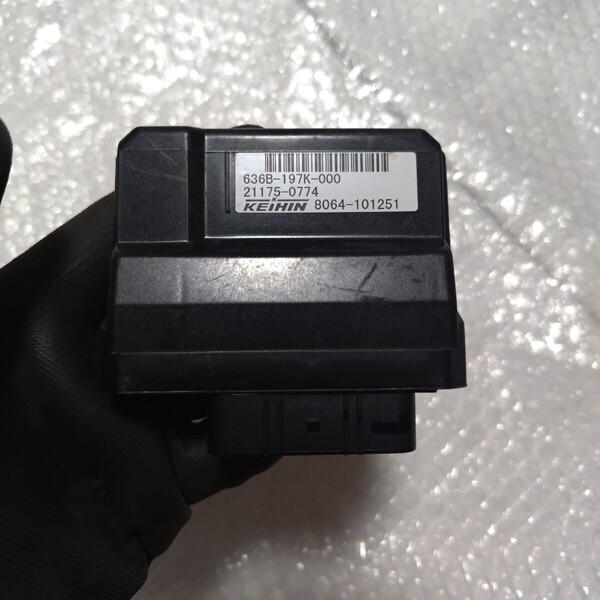 50209 KLX125 レギュレター イグナイター CDI ECU PGM-DCTユニット レクチファイア 実働取外し 純正 中古