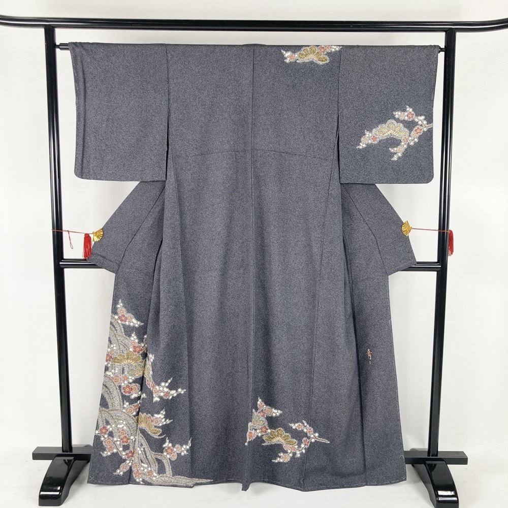 Yahoo!オークション -「着物 作家 落款」(訪問着) (女性和服 Yahoo!オークション -「着物 作家 落款」(訪問着) (女性和服