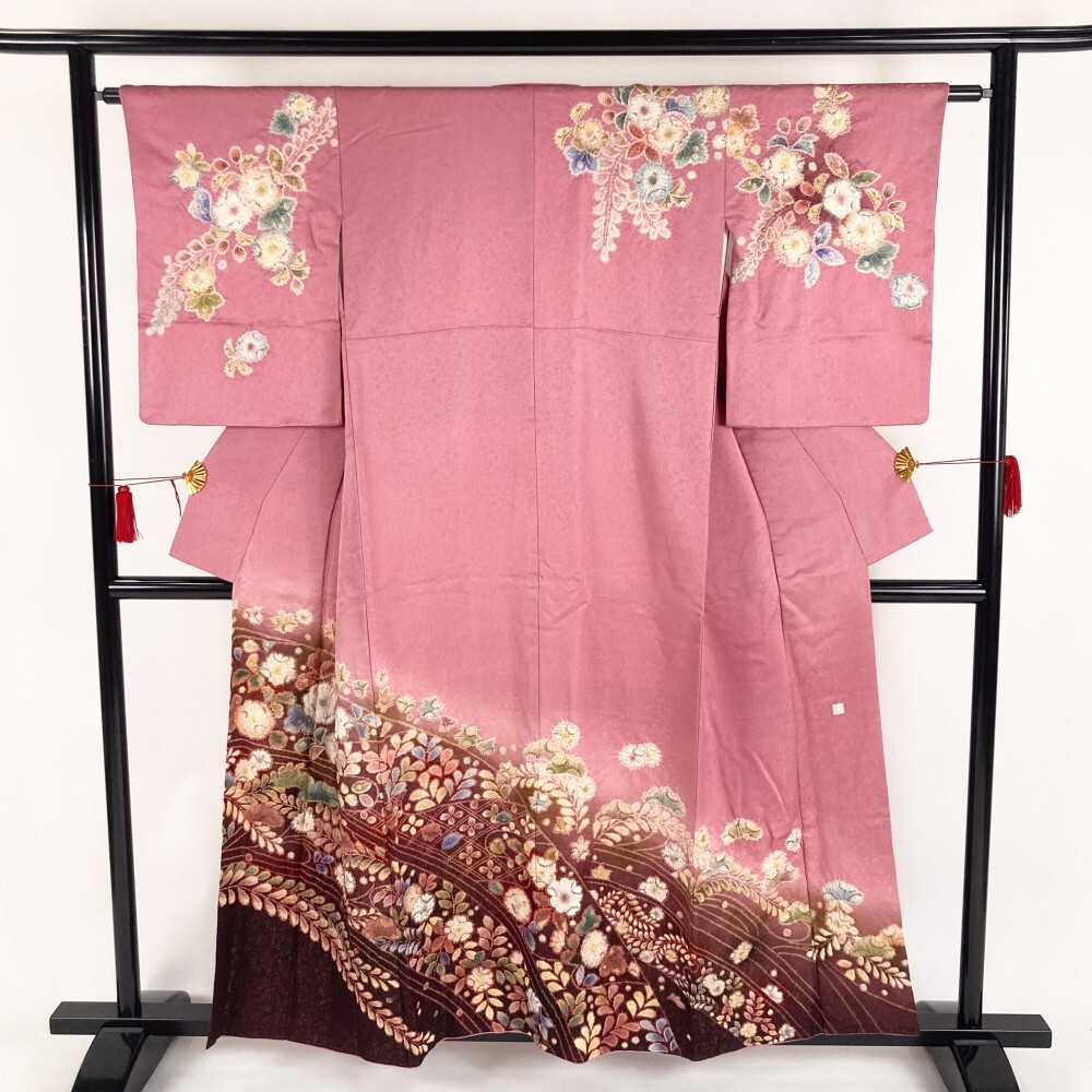 Yahoo!オークション -「着物 作家 落款」(訪問着) (女性和服 Yahoo!オークション -「着物 作家 落款」(訪問着) (女性和服