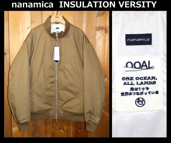 送料無料 特価即決【未使用】 nanamica ★ インサレーション バーシティ ジャケット (XLサイズ) ★ ナナミカ 税定価6万500円 S24FY020 併