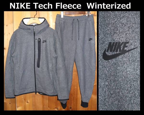 送料無料 特価即決【未使用】 NIKE ★ テックフリース ウィンタライズド 上下セット (Mサイズ) ★ セットアップ DQ4802 DQ4809 併