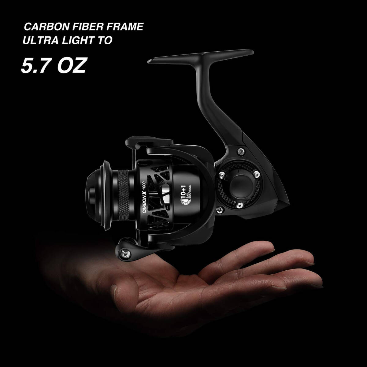 Carbon X Spinning Reels, Light to 7.7oz, 6.2:1 High Speed Gear Ratio, Carbon ... 海外 即決 Carbon X Spinning Reels, Light to 7.7oz, 6.2:1 High Speed Gear Ratio, Carbon ... 海外 即決