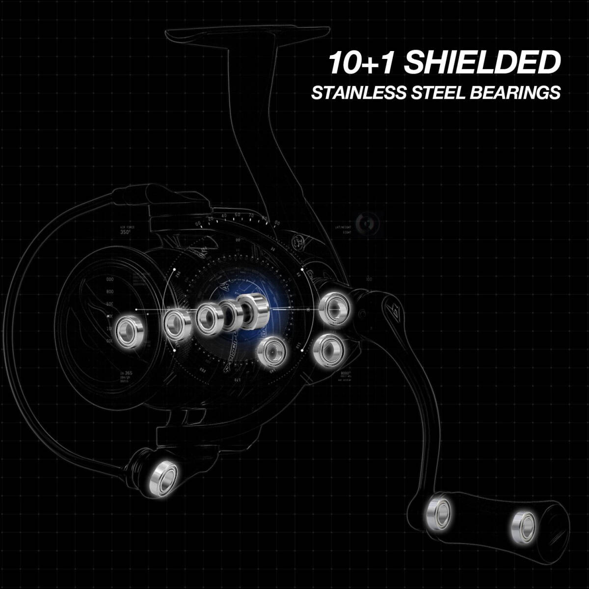Carbon X Spinning Reels, Light to 7.7oz, 6.2:1 High Speed Gear Ratio, Carbon ... 海外 即決 Carbon X Spinning Reels, Light to 7.7oz, 6.2:1 High Speed Gear Ratio, Carbon ... 海外 即決
