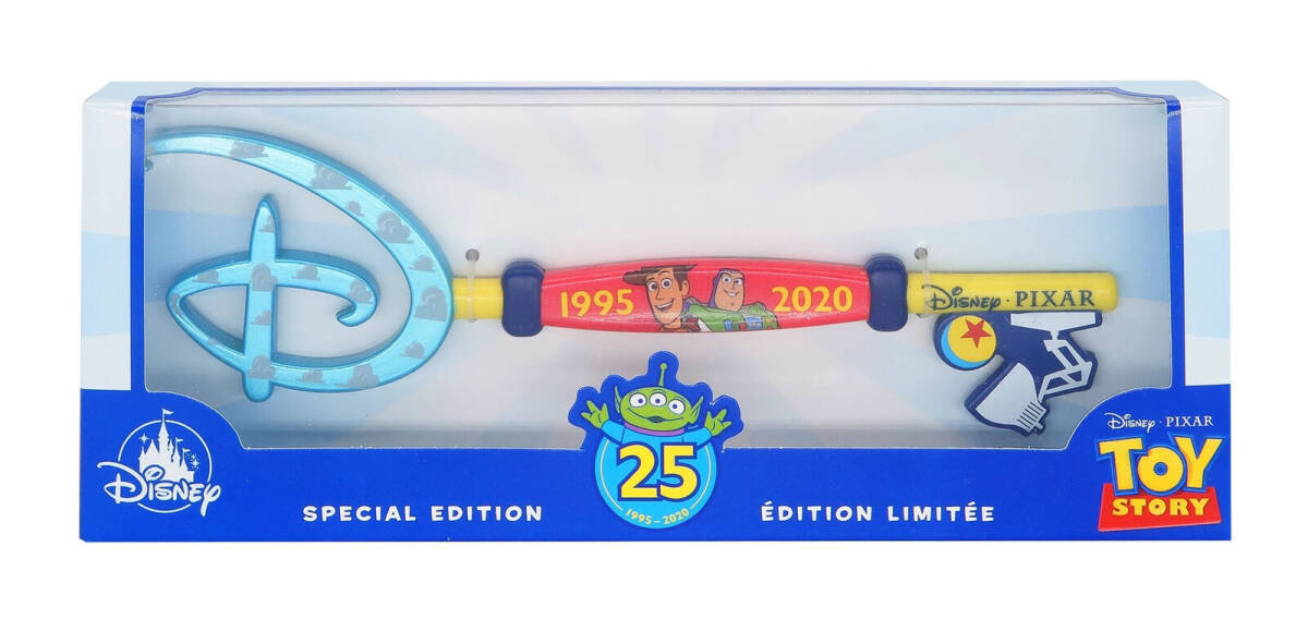 Disney Parks Toy Story 25th Anniversary Collectible Key Special Edition NIB 海外 即決