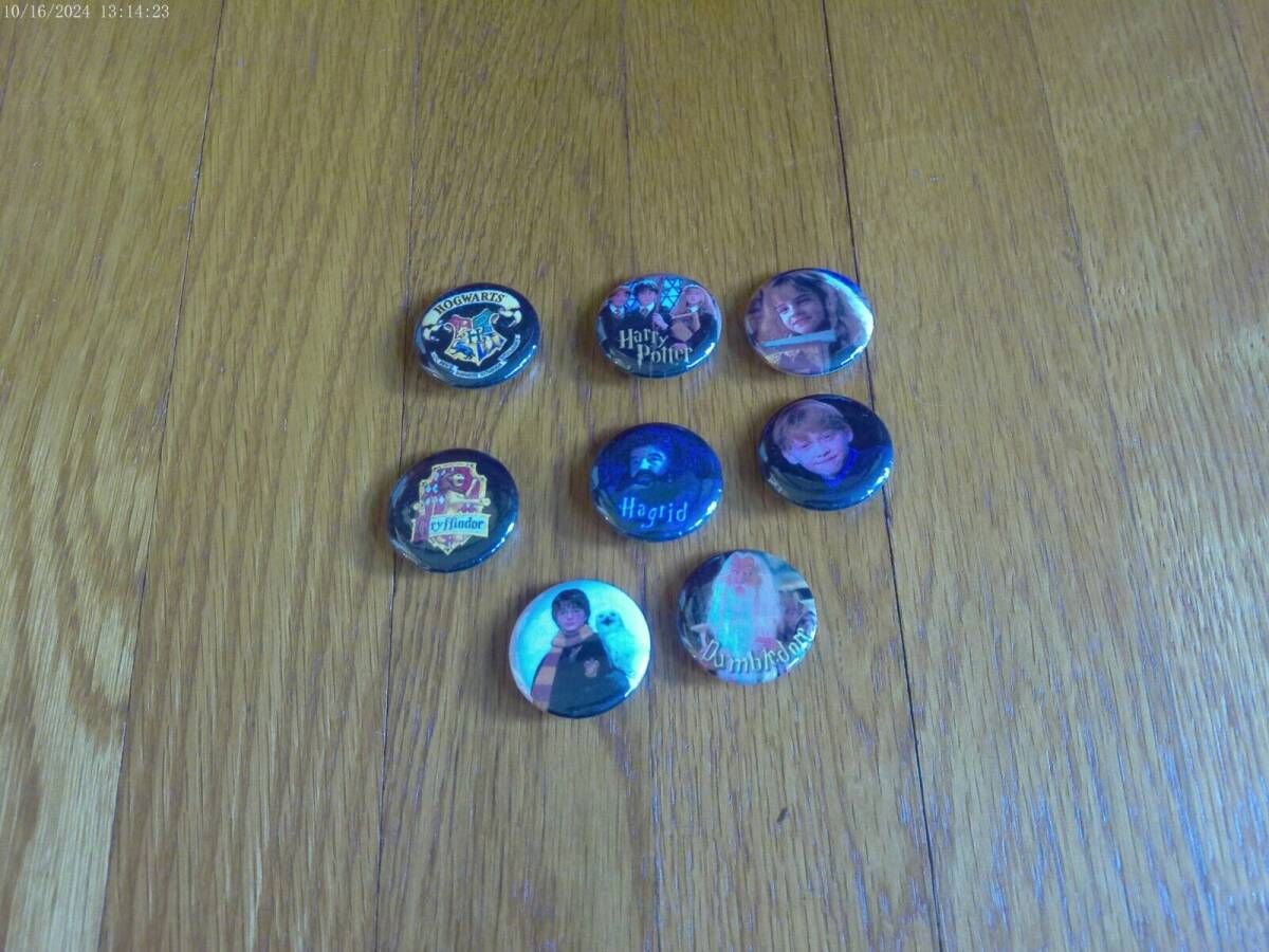 Harry Potter Buttons Pins Hagrid Gryffindor Ron Hermione Hedwig Dumbledore 海外 即決
