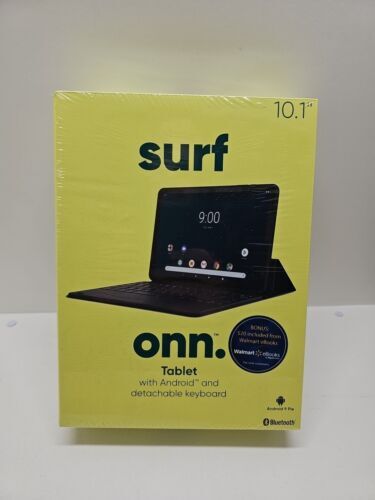 BRAND NEW & FACTORY SEALED -ONN Surf GO 10.1" Tablet. Detach keyboard (G) 海外 即決