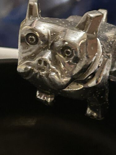 Vintage MACK Truck Bull Dog Hood Ornament Chrome 海外 即決