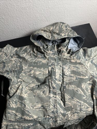 APECS Cold Weather Gore-Tex Goretex Parka Jacket Tiger Sz Medium Long 海外 即決