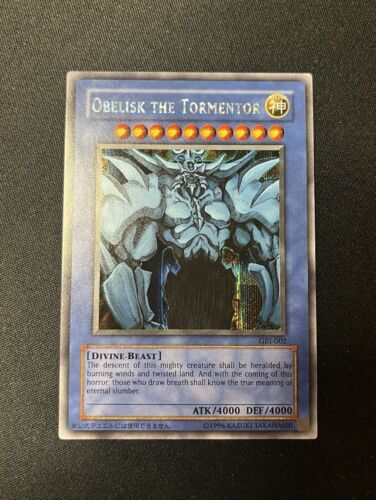 2003 Obelisk the Tormentor GBI 002 Secret Rare Yu-Gi-Oh! Card Holo NM 海外 即決