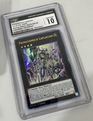 Yugioh Primathech Laplacain GFP2 #EN146 Holo 1st CGC Graded 10 Gem Not PSA Card 海外 即決