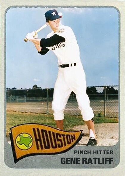 Gene Ratliff - Houston Astros - 1965 Style Topps Custom Card 海外 即決