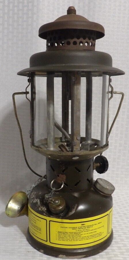 COLEMAN 252A SINGLE MANTLE US SMP MILITARY GREEN LANTERN 1983 海外 即決