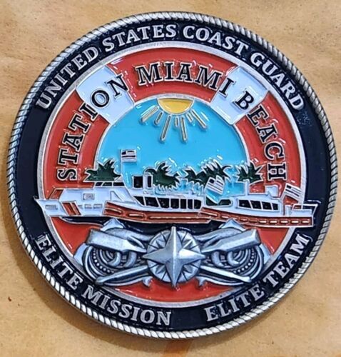 Challenge Coin U.S. Coast Guard Station Miami Beach 海外 即決