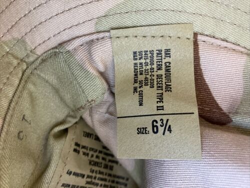 USGI 3 Color Deset DCU Boonie Hat GWOT OIF Size - 6 3/4 海外 即決 USGI 3 Color Deset DCU Boonie Hat GWOT OIF Size - 6 3/4 海外 即決